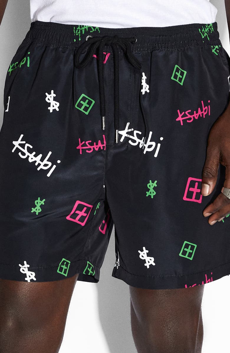 Ksubi Kash Box Board Shorts, Alternate, color,