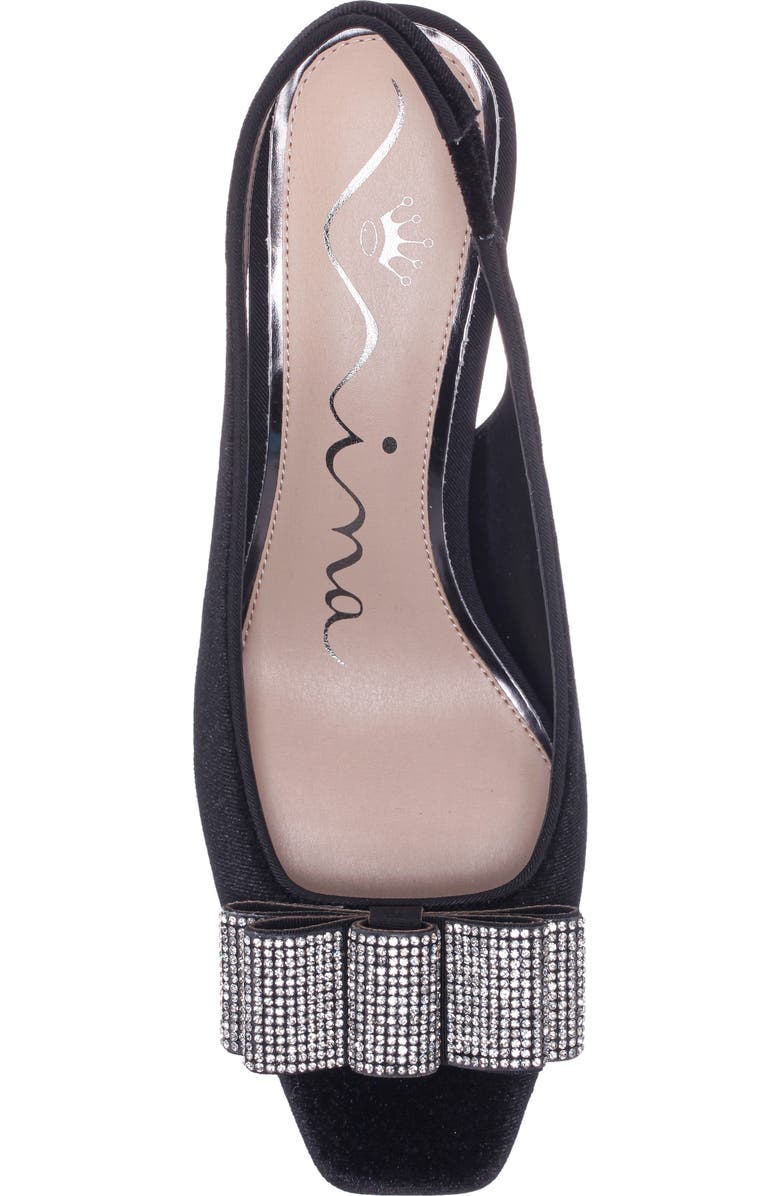 Nina Jolanda Slingback Pump, Alternate, color, Black
