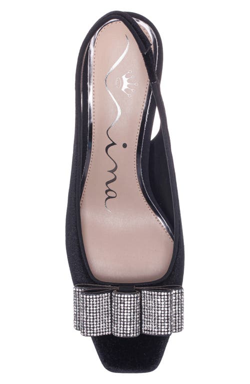 Nina Jolanda Slingback Pump In Black