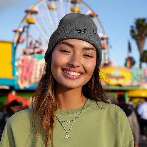 Dalix Butterfly Beanie In Baby Blue