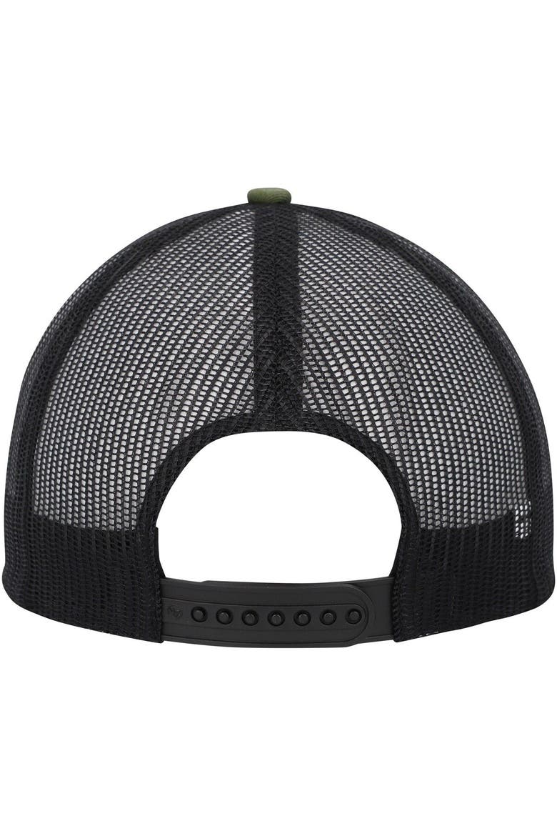 Men's '47 Camo Miami Marlins Trucker Snapback Hat, Alternate, color, Camo