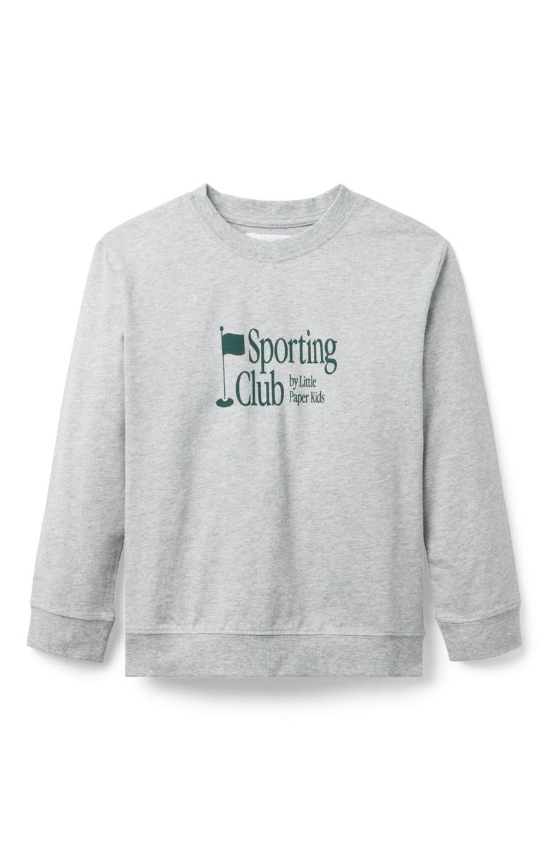 Little Paper Kids Sporting Club Sweatshirt, Main, color,