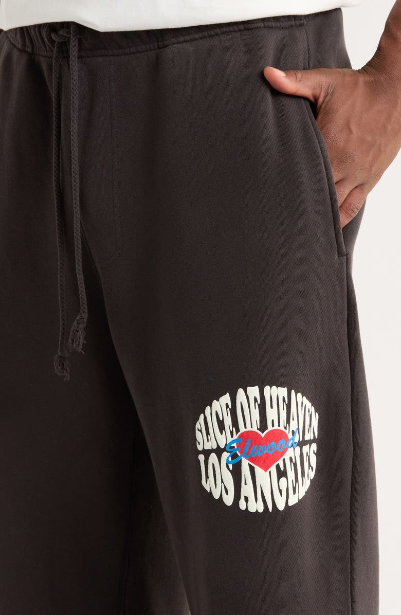 Elwood Slice of Heaven Organic Cotton Sweatpants, Alternate, color, Vintage Black