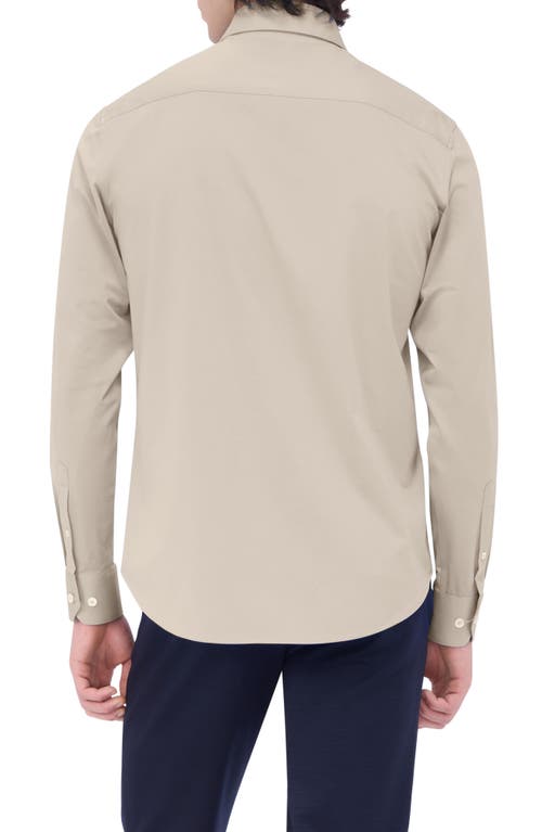 Bugatchi James Ooohcotton® Button-up Shirt In Stone