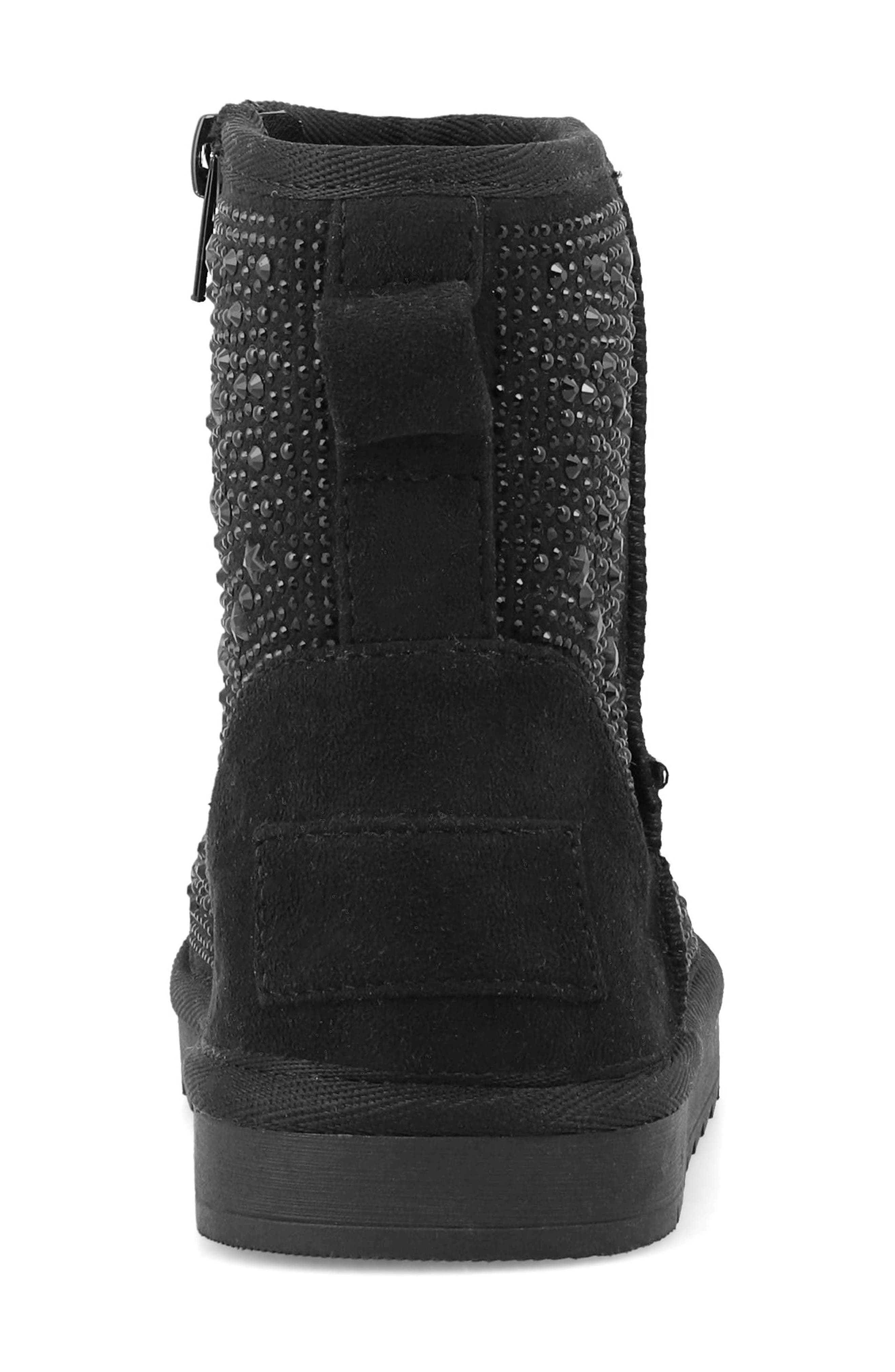MIA Autymn Faux Shearling Boot, Alternate, color, Black