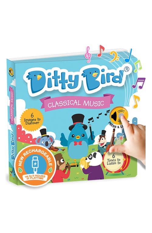 Ditty Bird Kids' Interactive Classical Music Sound Book in Blue  product