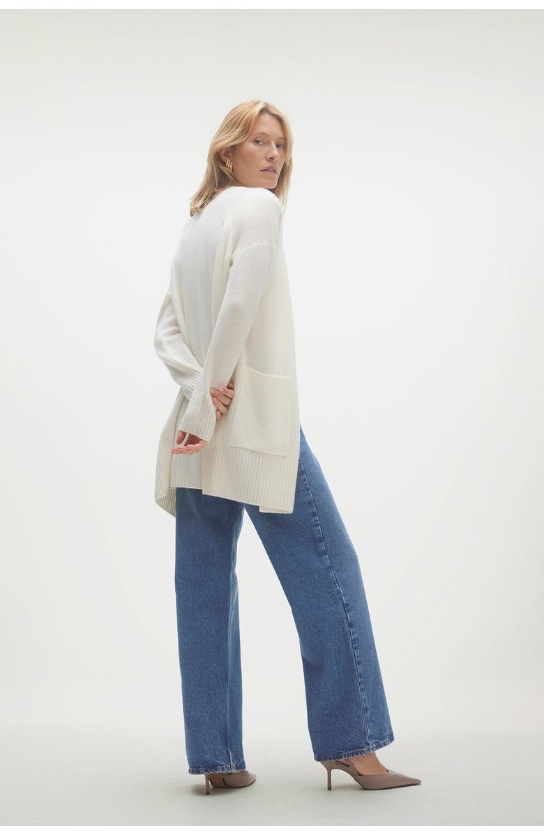 NAKED CASHMERE Tory Cashmere Cardigan, Alternate, color, Ecru