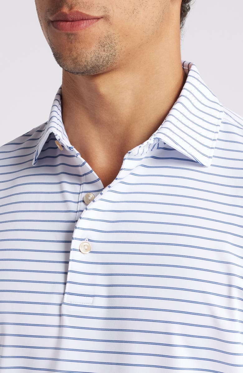 Peter Millar Drum Stripe Performance Golf Polo, Alternate, color, 