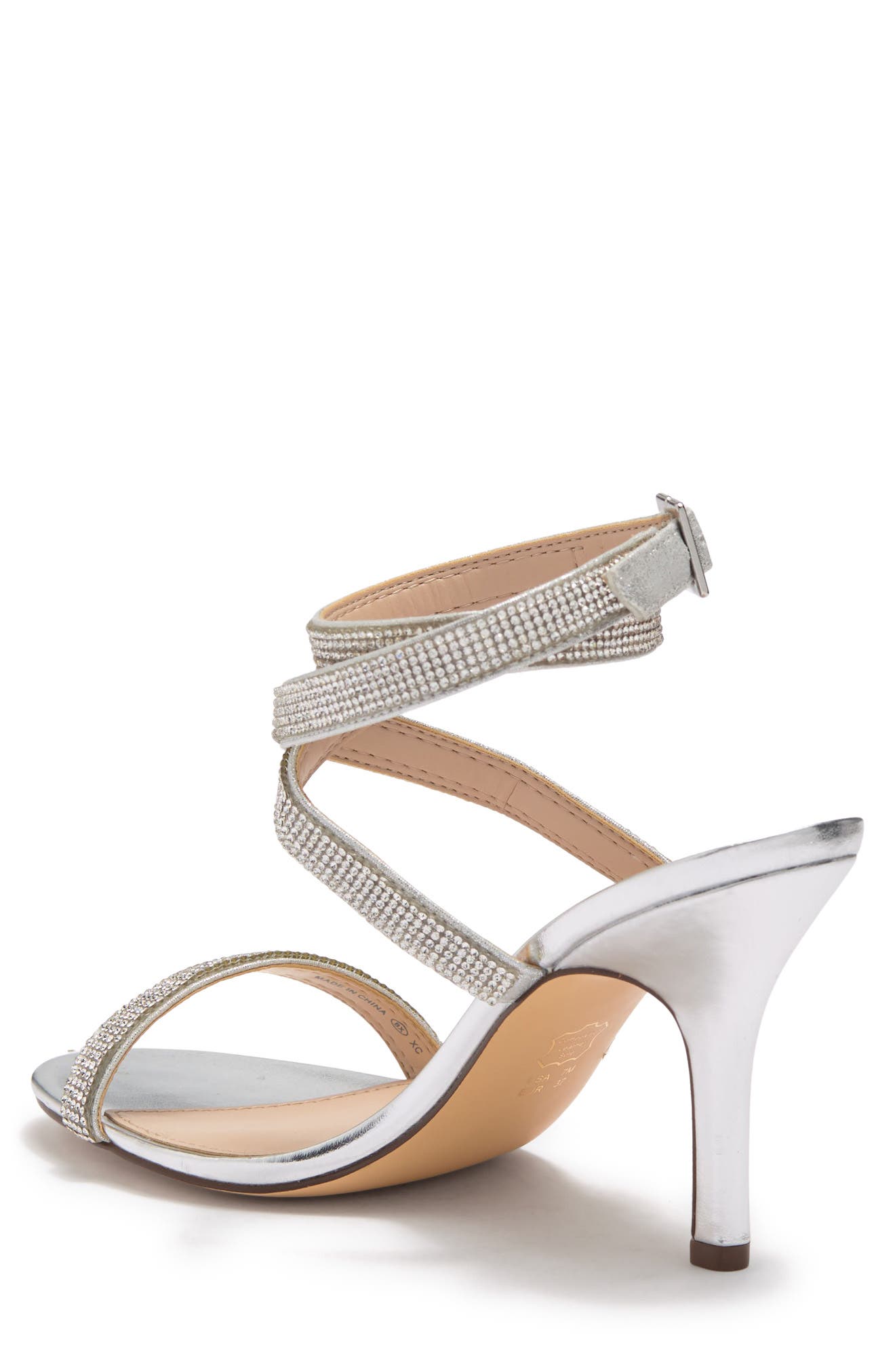 Verena Strappy Sandal, Alternate, color, SILVER