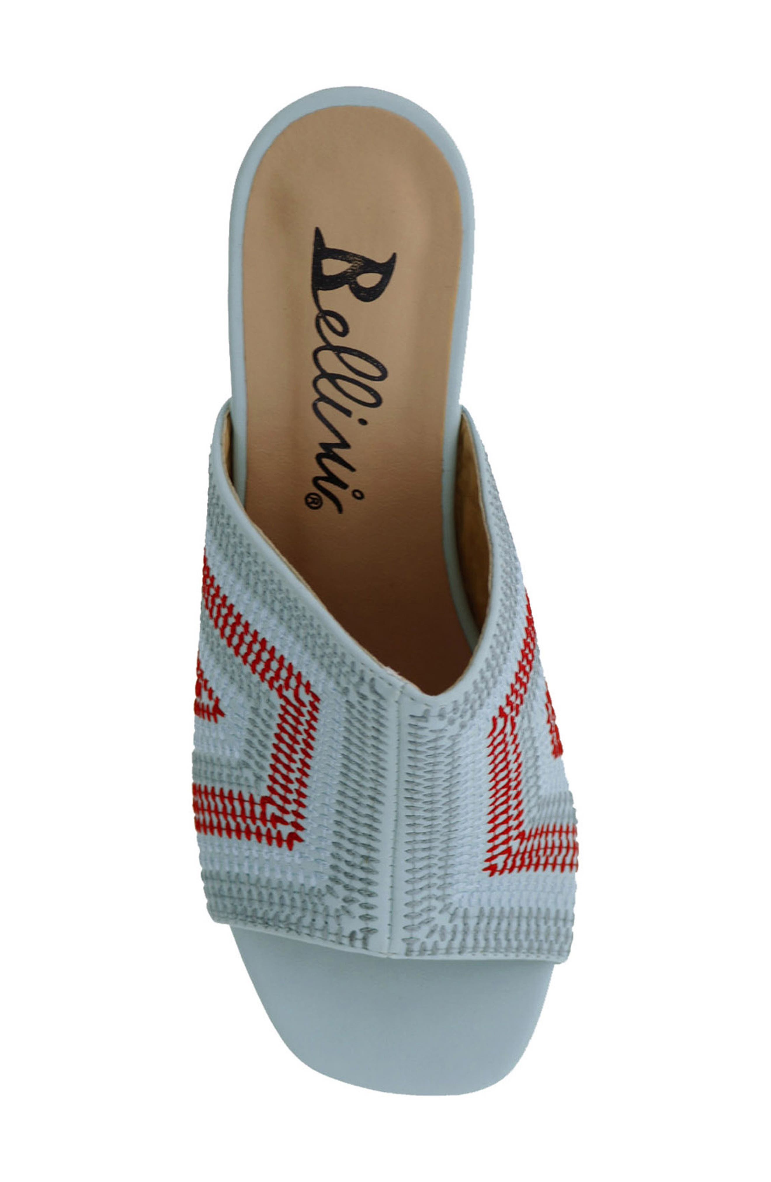 Faint Block Heel Sandal, Alternate, color, BLUE/ RED