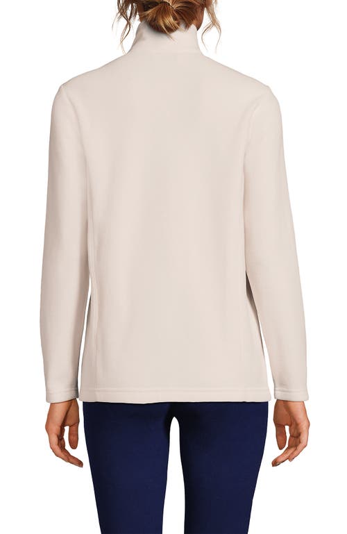 Lands' End Anyweather Fleece Quarter Zip Pullover In Neutral