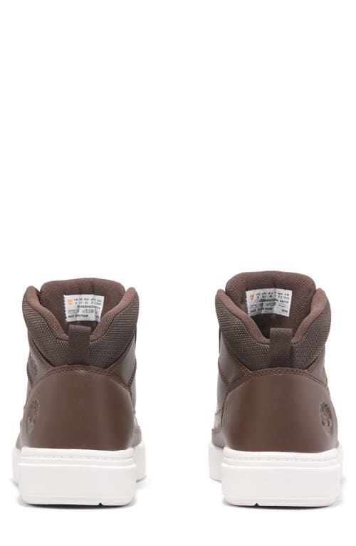 Timberland Allston Mid Sneaker In Medium Brown Full Grain