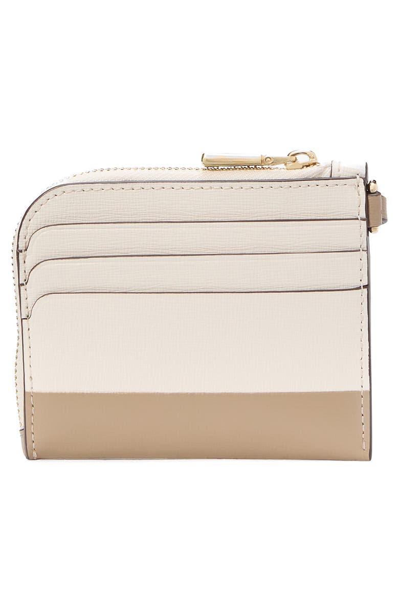 Kate Spade New York devin colorblock leather card case, Alternate, color,