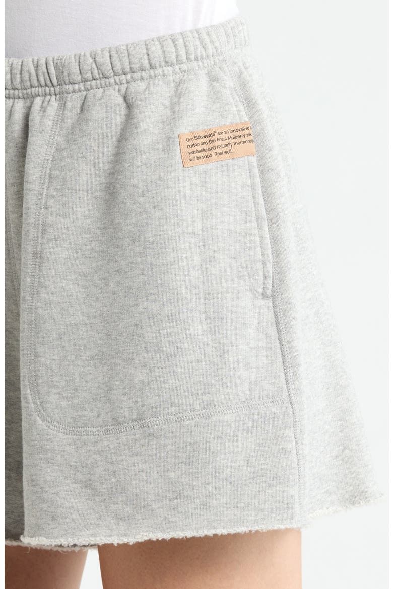 Silksweats™ Reversible Lounge Shorts, Alternate, color, NAPPING DOVE HEATHER