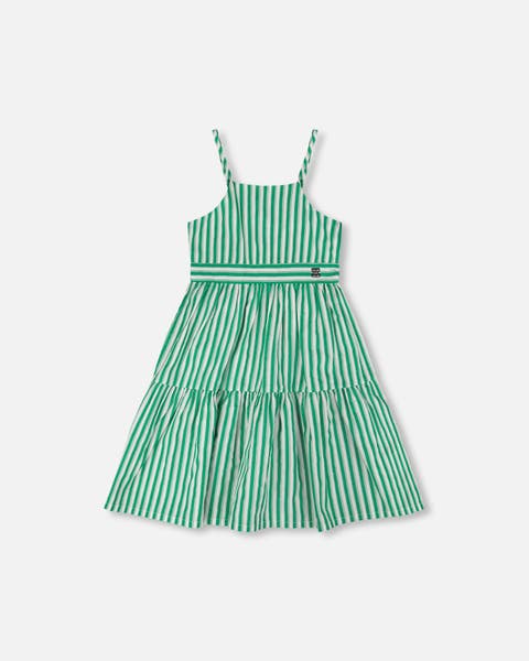 Cotton Stripes Sleeveless Sundress (Toddler, Little Kid & Big Kid)