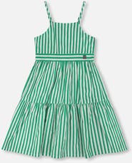 Deux par Deux Cotton Stripes Sleeveless Sundress