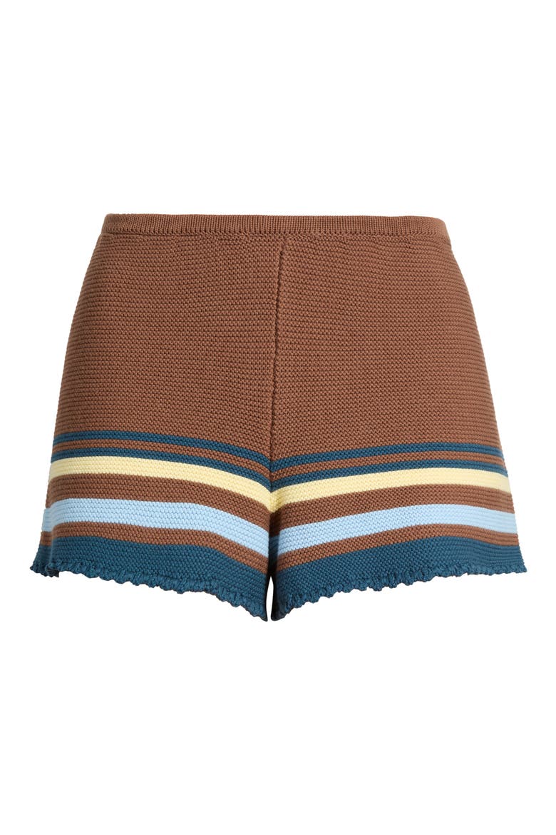 The Cleo Knit Shorts, Alternate, color, WALNUT WOOD MULTI