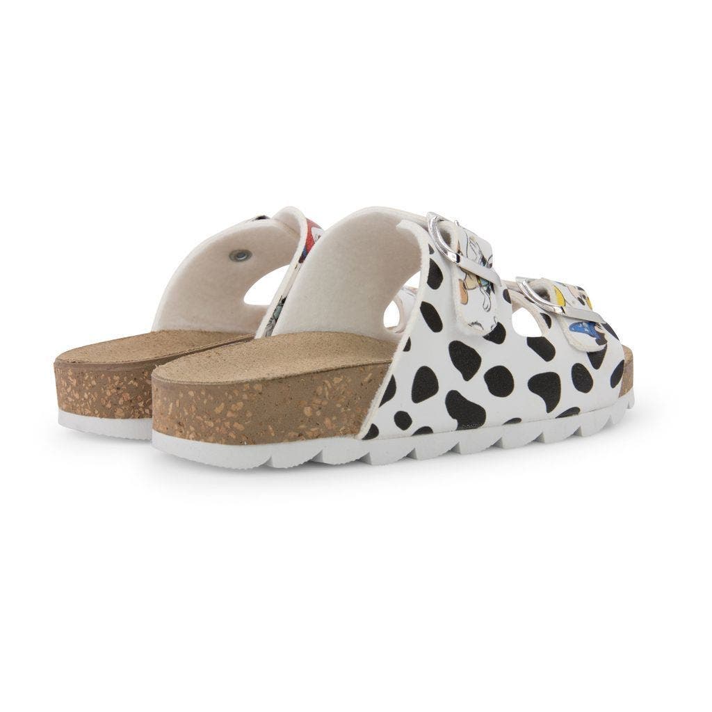 Master of Arts Disney Dalmatian Print Sandals, Alternate, color, White