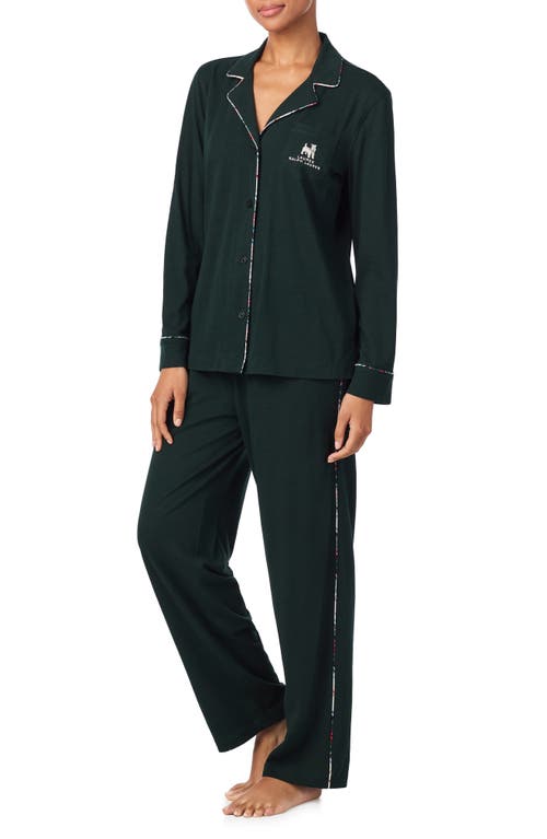 Ralph Lauren Lauren  Cotton Blend Pajamas In Blue