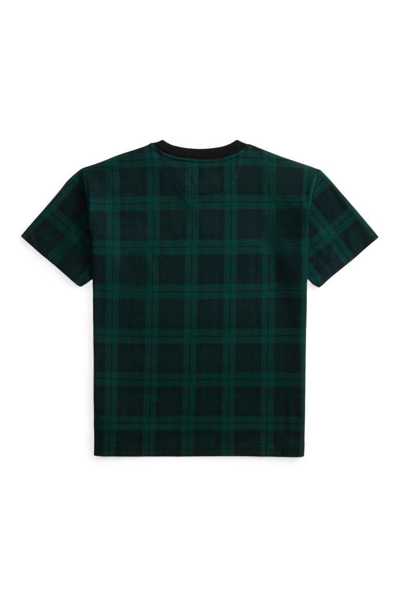 Kids' Big Fit Plaid T-Shirt, Alternate, color, BLACKWATCH TARTAN