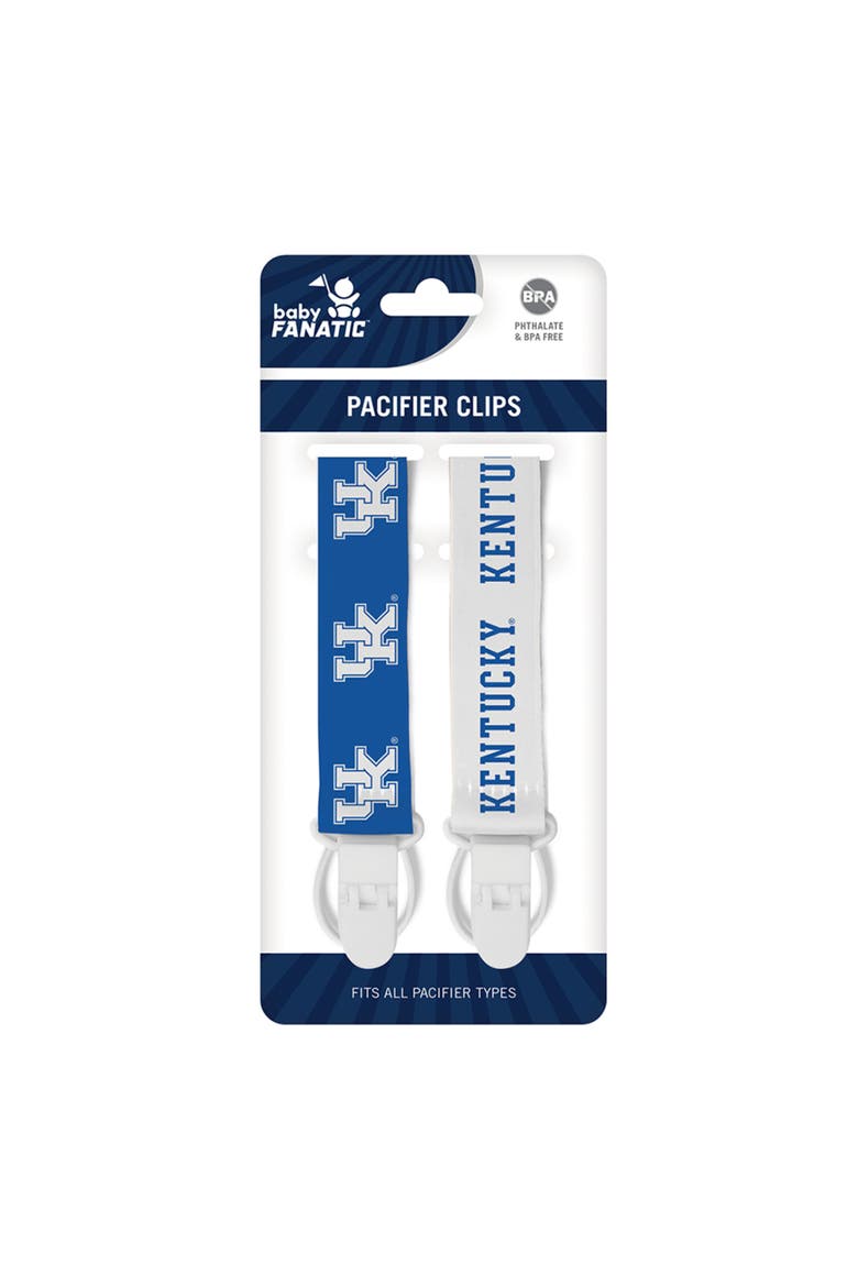 Kentucky Wildcats Pacifier Clip 2-Pack, Alternate, color, Multicolor