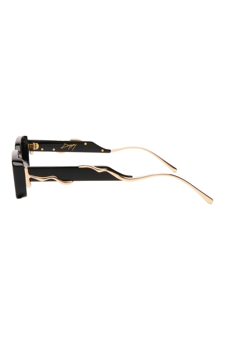 Lil Drippy 49mm Rectangular Sunglasses, Alternate, color, LIL DRIPPY BLACK / DARK SMOKE