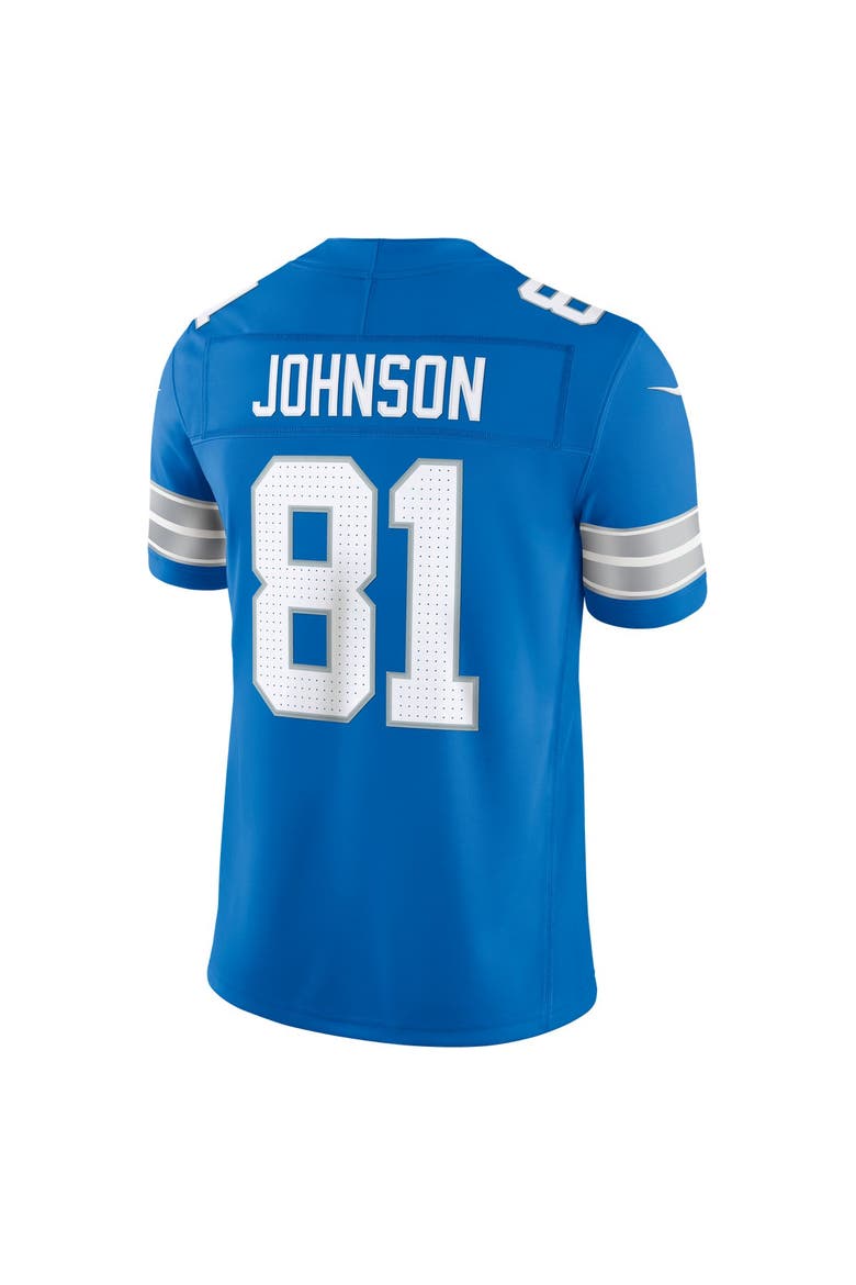 Men's Nike Calvin Johnson Blue Detroit Lions Vapor F.U.S.E. Stitched Retired Limited Jersey, Alternate, color, Blue