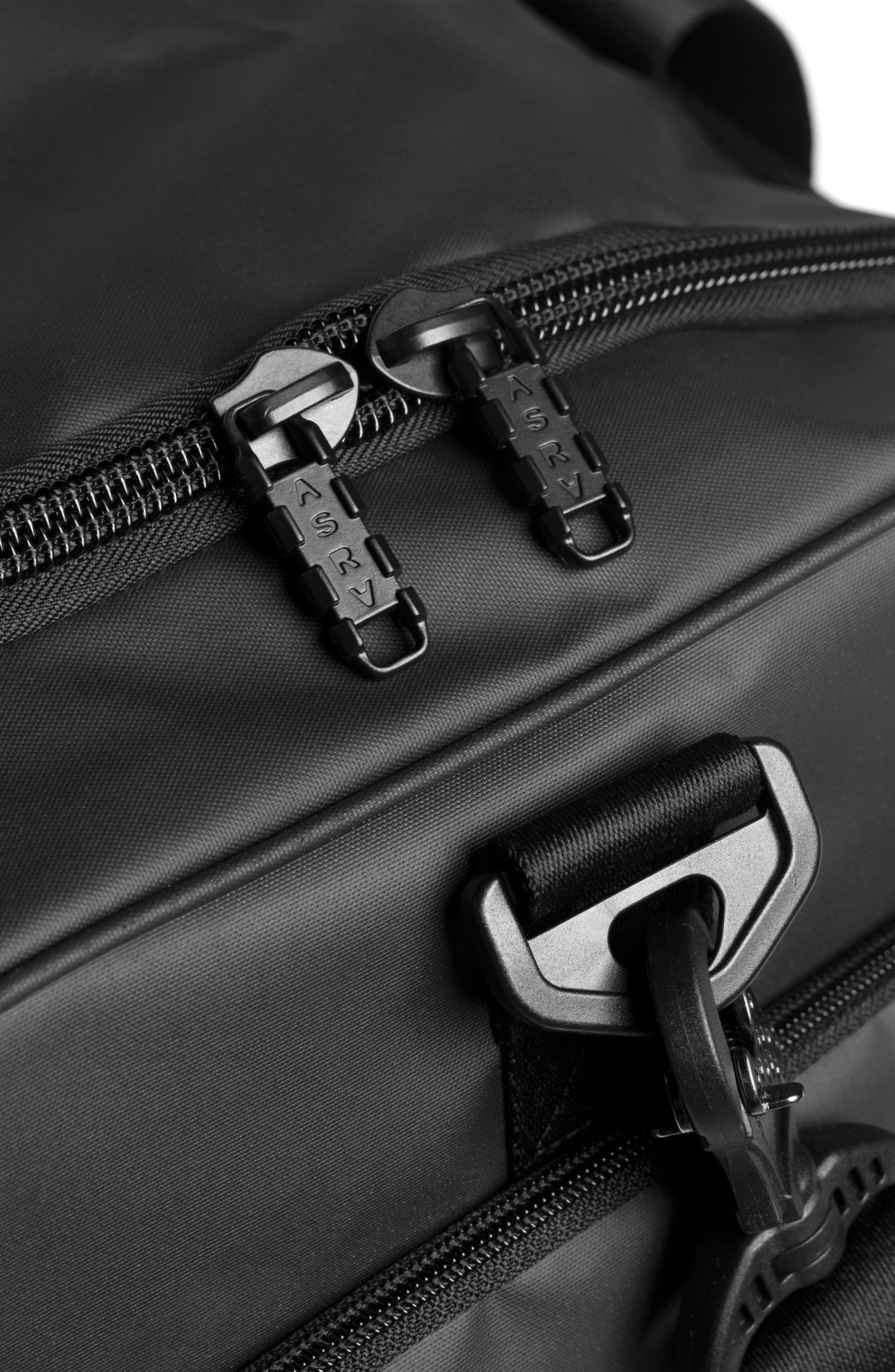 Water Resistant Duffle Bag, Alternate, color, Black