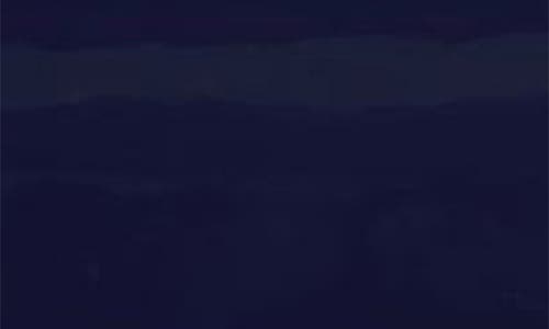 Lk Bennett Florence Curve Flap Leather Clutch In Blue