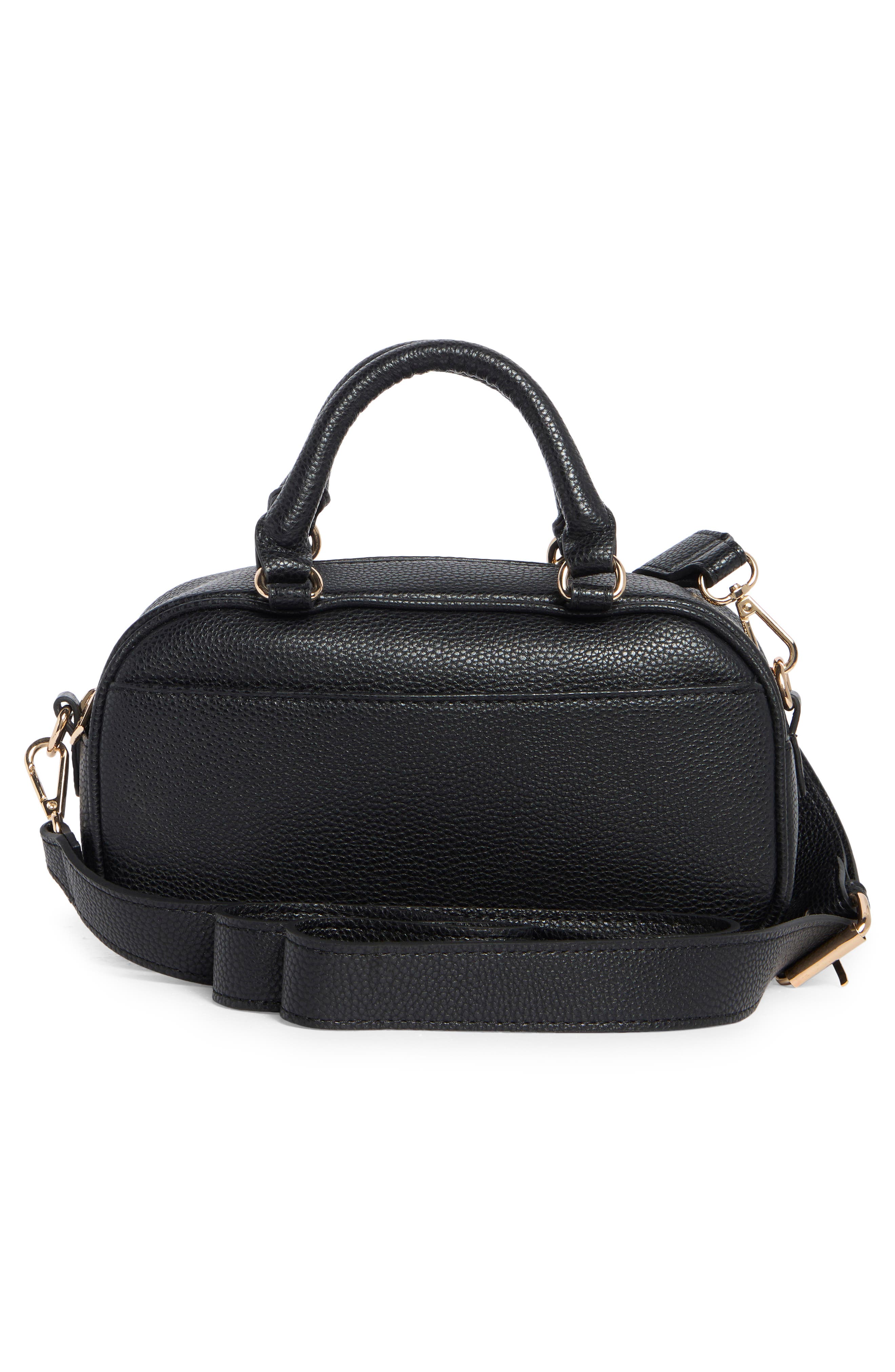 Nanette Lepore Ellah Mini Convertible Satchel Bag, Alternate, color, Black