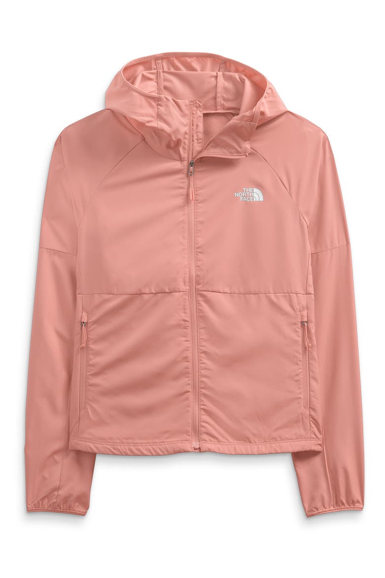 Flyweight Hooded Jacket, Alternate, color, ROSE DAWN
