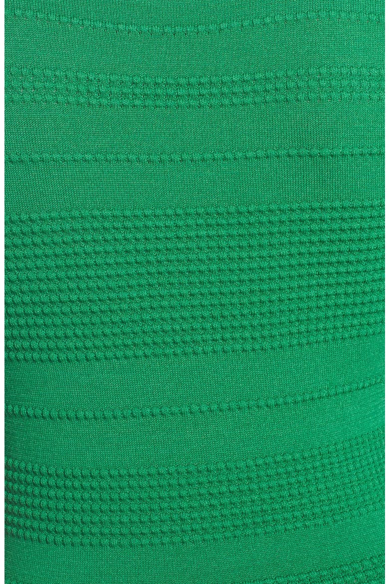 Textured Sweater Fit & Flare Dress, Alternate, color, GREEN