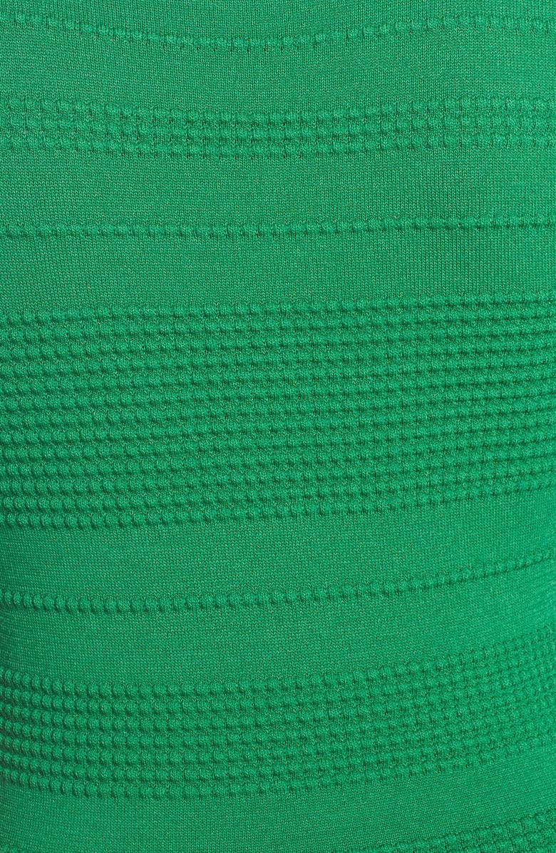 Eliza J Textured Sweater Fit & Flare Dress, Alternate, color, 