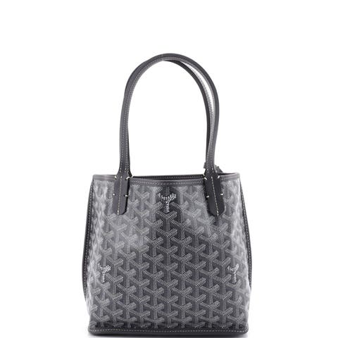 Anjou Reversible Tote Coated Canvas Mini