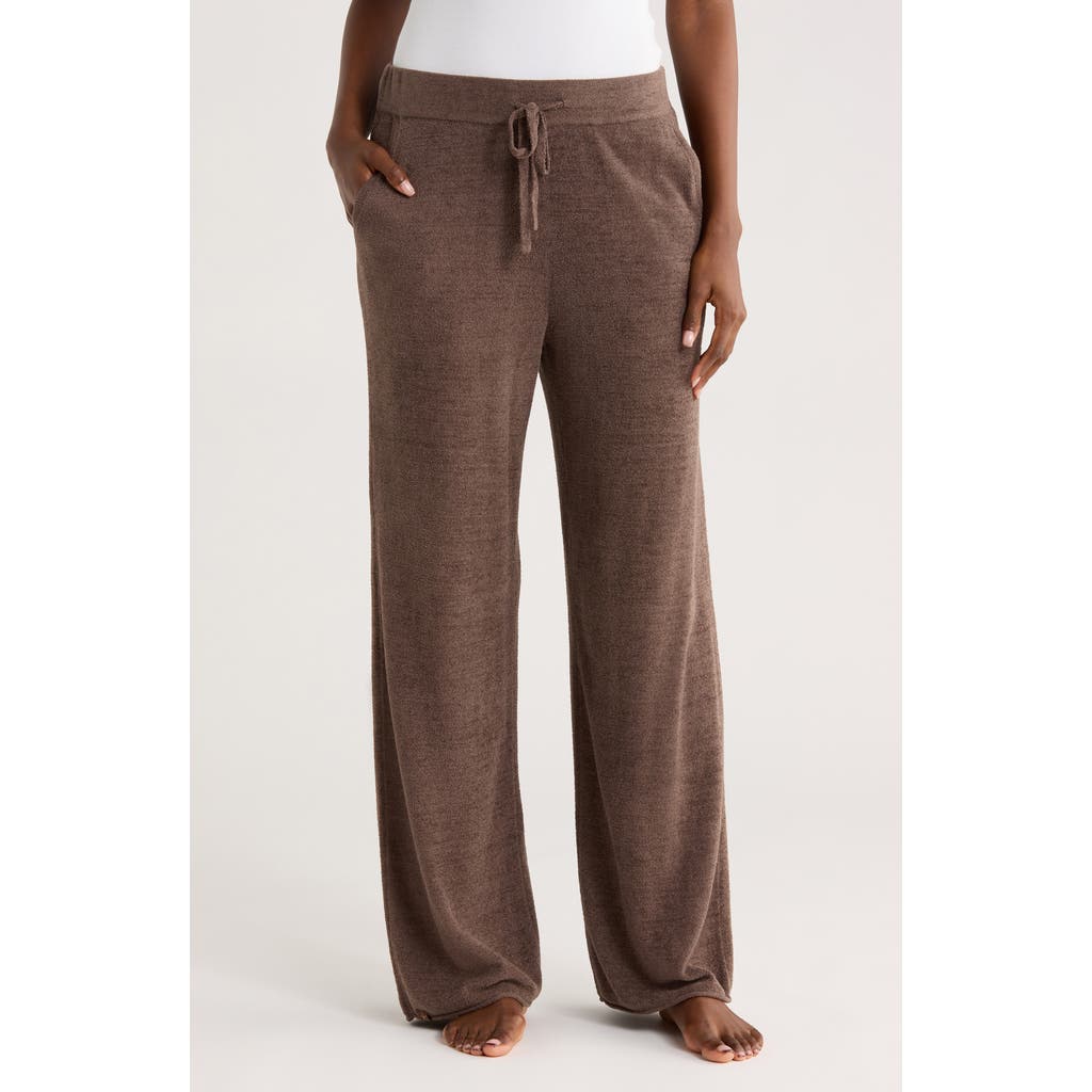 Barefoot Dreams ® Cozychic® Ultra Lite® Rib Rolled Edge Pants In Brown