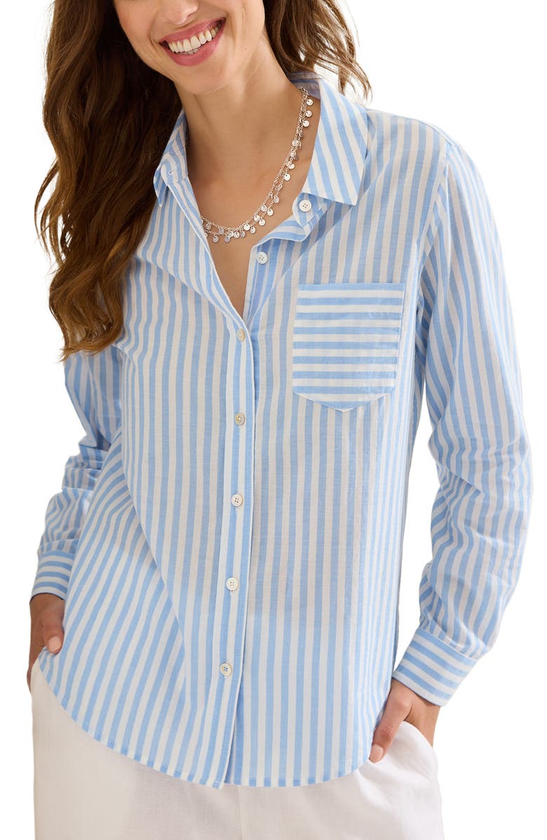 Tommy Bahama Oceanic Oasis Shirt, Main, color, Big Sky Blue