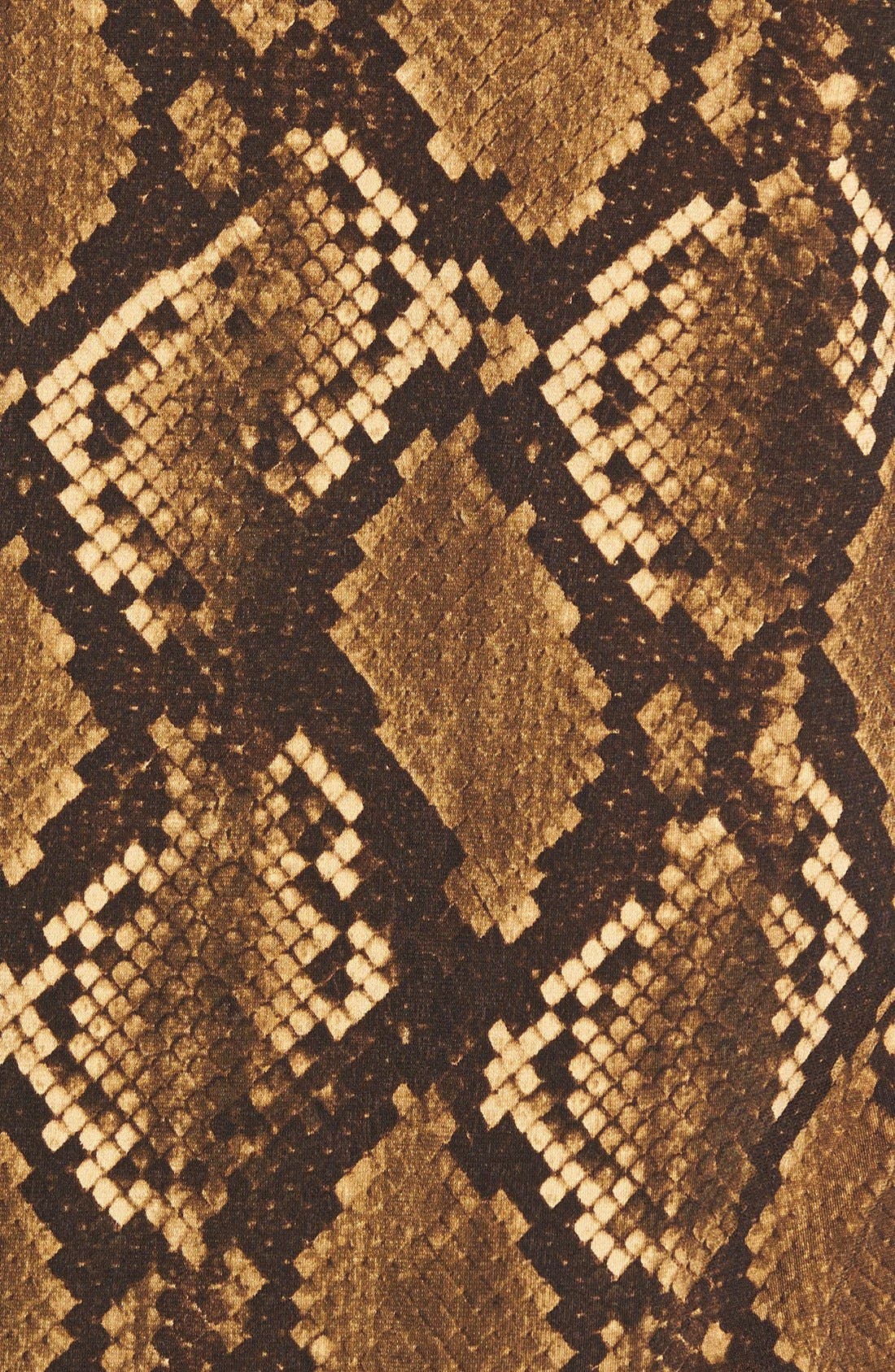MICHAEL Michael Kors 'Tokara' Snakeskin Print Sleeveless Top with ...