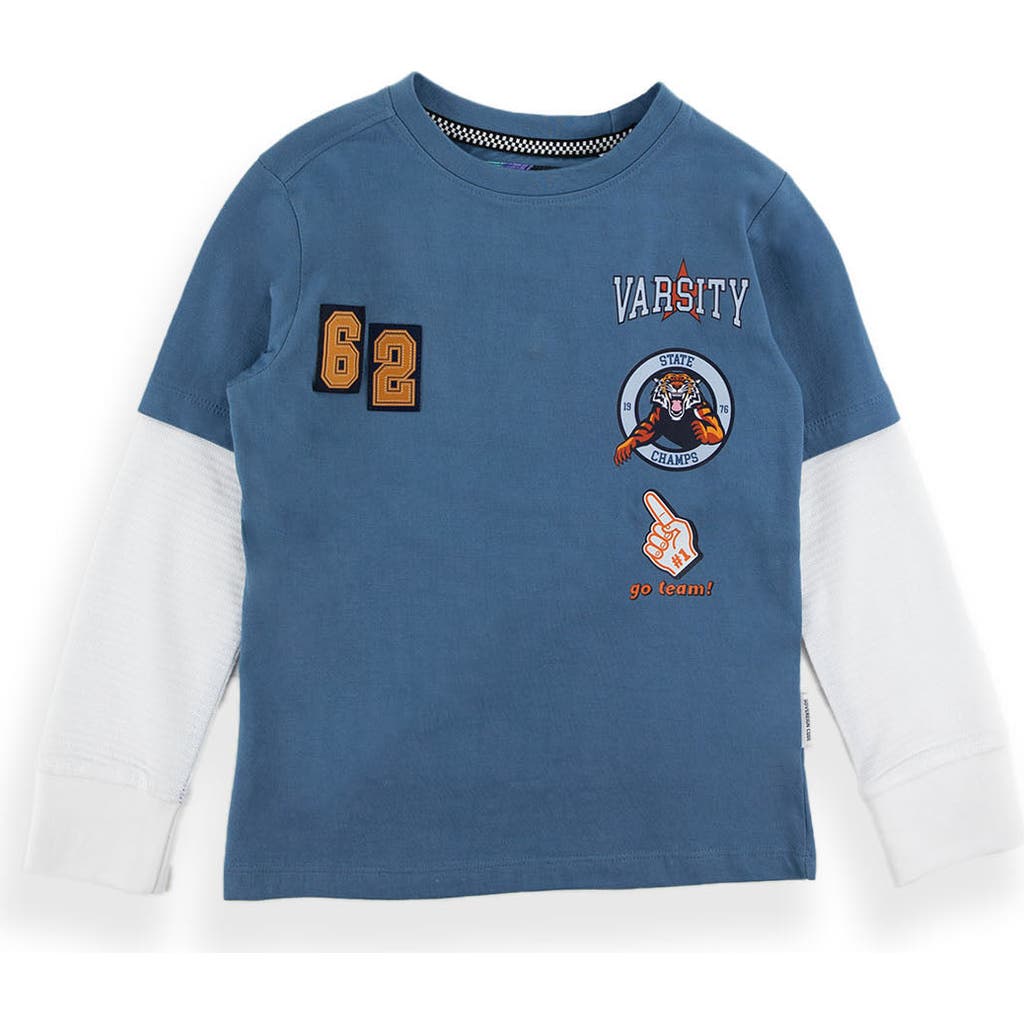 Sovereign Code Harper Long Sleeve T-Shirt in Coronet Blue/Varsity  product