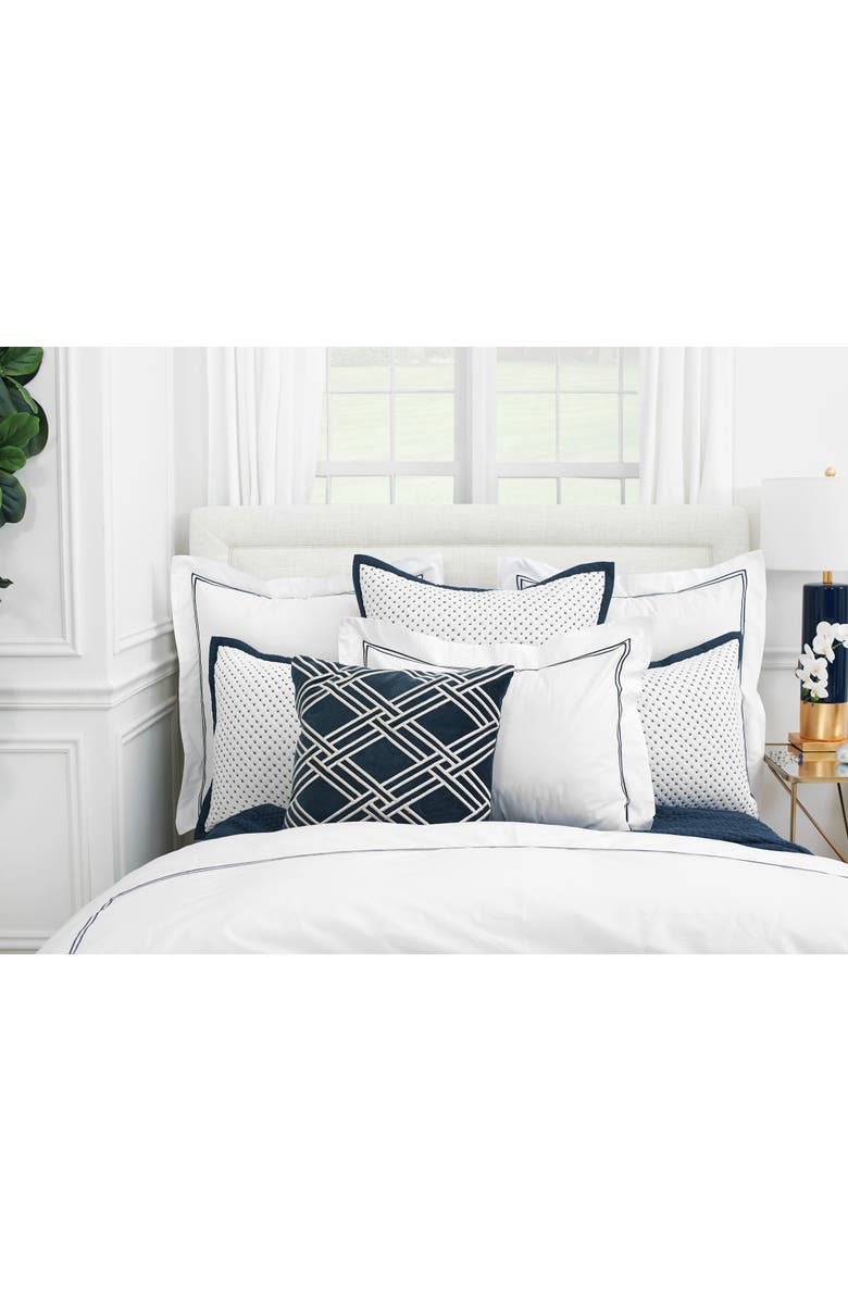 ELISABETH YORK Legacy Ink Bedding Sheet Duvets, Alternate, color, Blue