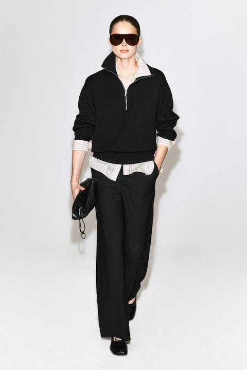 Crepe-Jersey Wide-Leg Pants