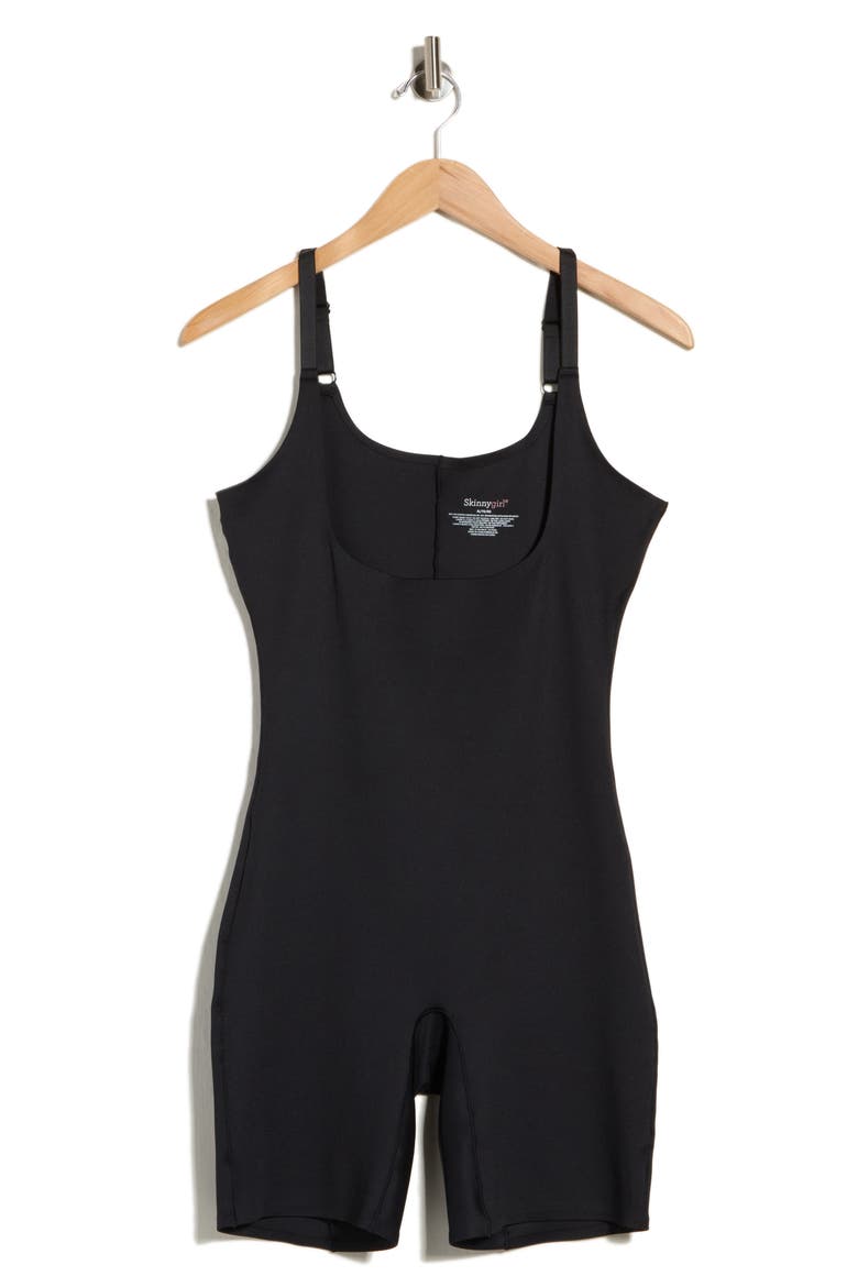 Compression Shapewear Romper, Main, color, BLACK