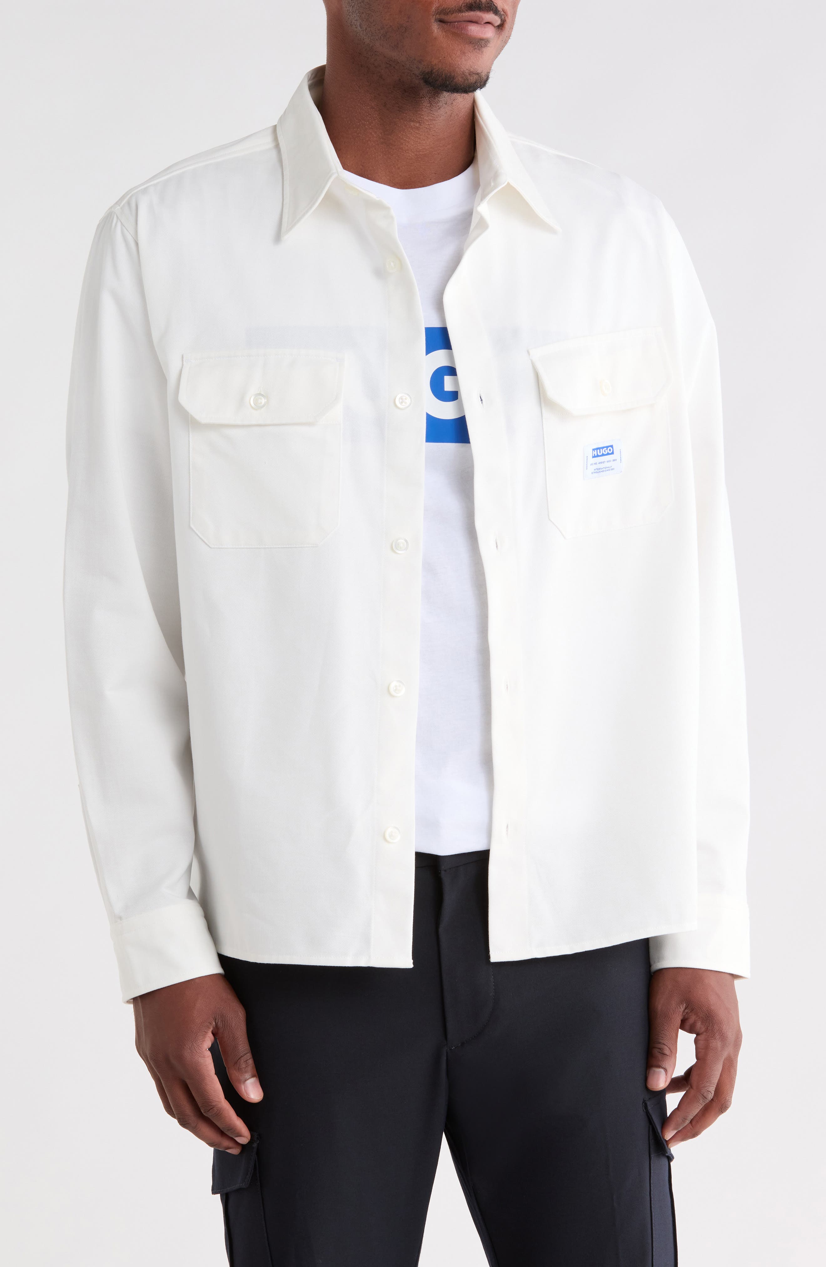 Ekynone Cotton Twill Button-Up Shirt