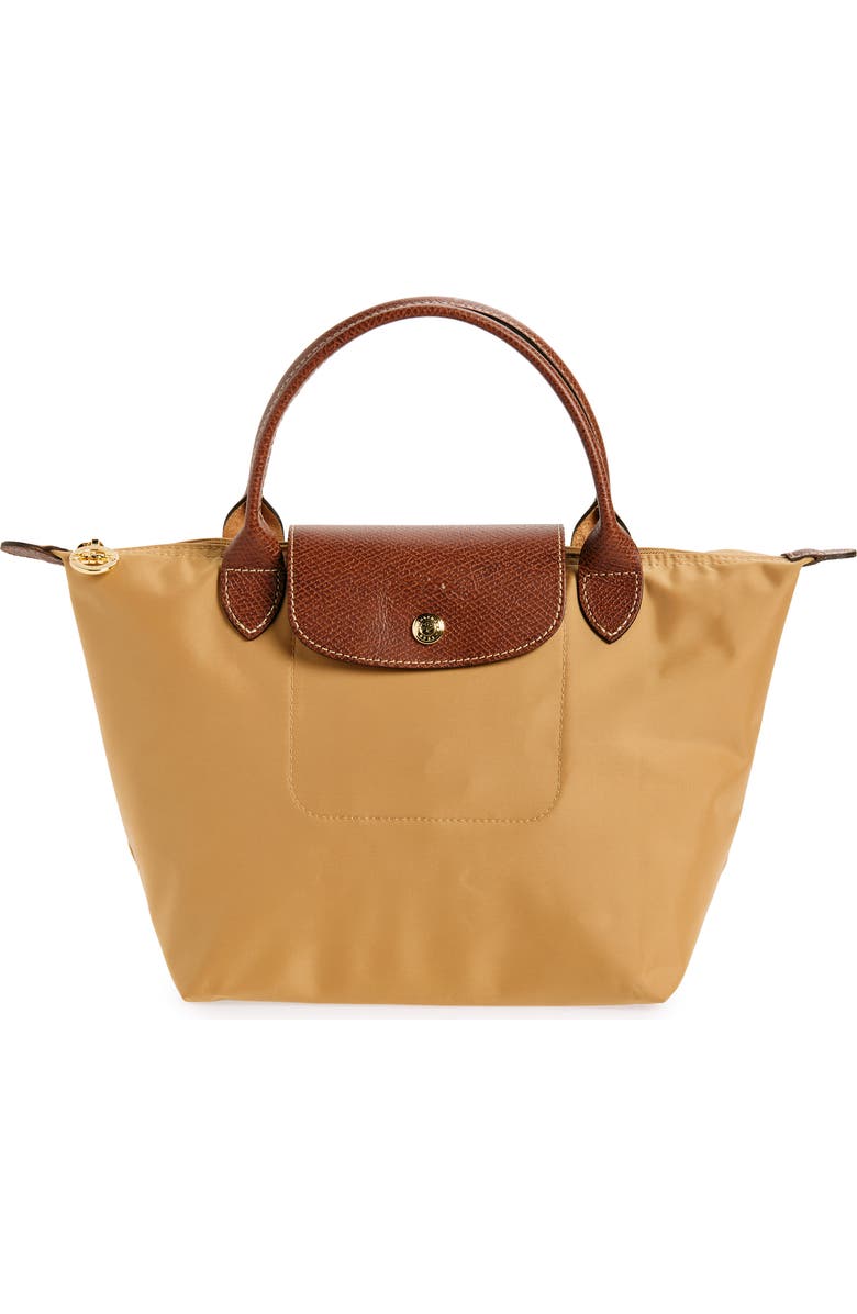 Longchamp Small Le Pliage Original Top Handle Bag, Main, color, Fawn