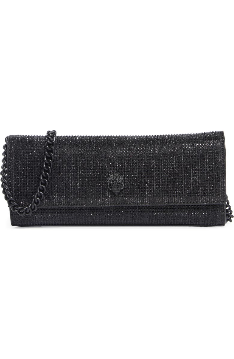 Kurt Geiger London Elongated Clutch, Main, color, Black
