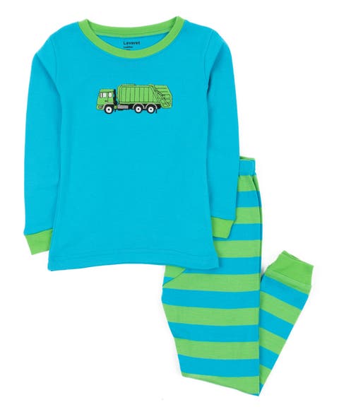 Cotton Two-Piece Printed Pajamas, Vehicles & Machines (Toddler, Little Kid & Big Kid)