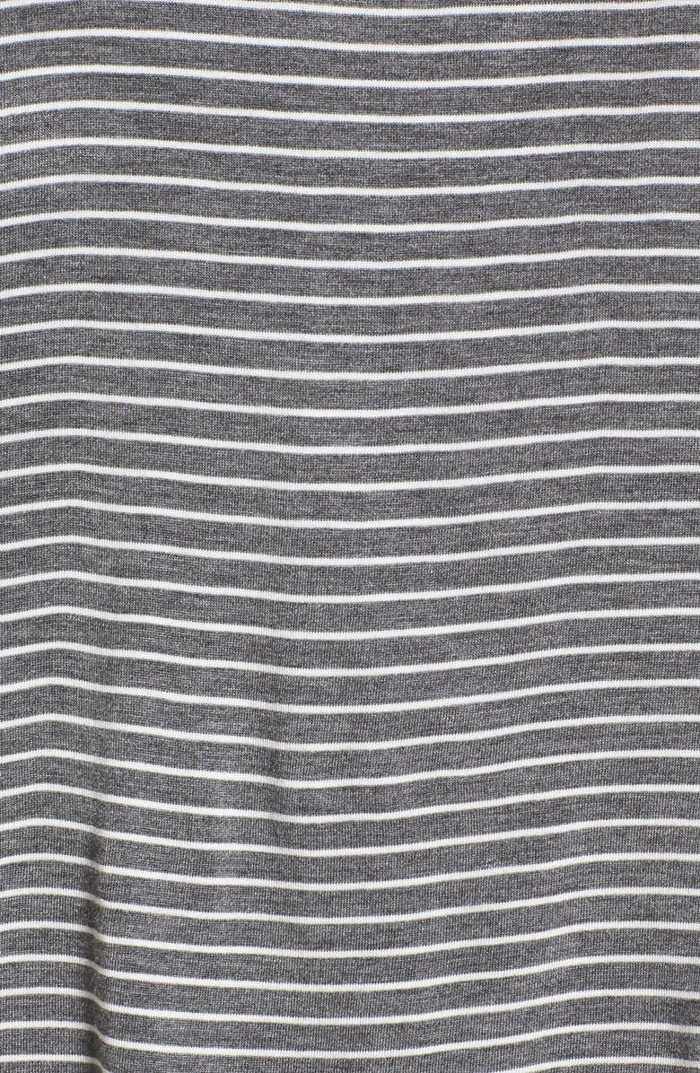 Dee Elly Stripe Flutter Bodice Dress, Alternate, color, 