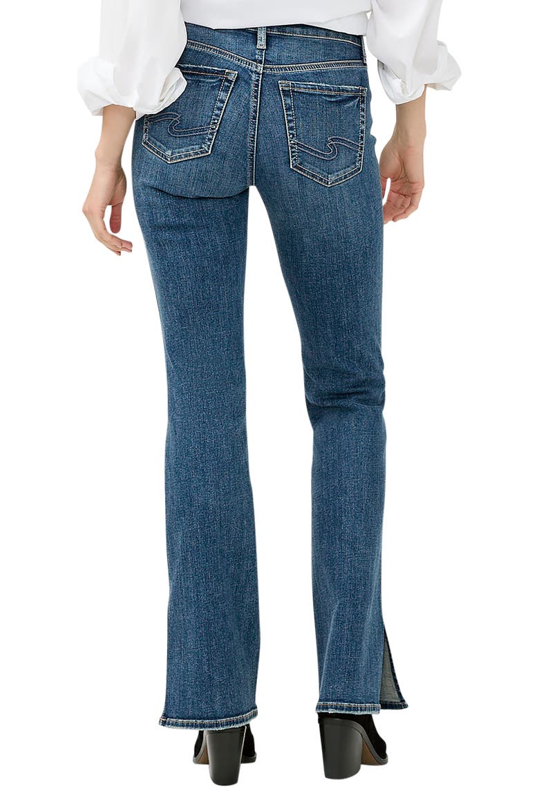 Suki Curvy Mid Rise Slim Bootcut Jeans, Alternate, color, KENNEDY