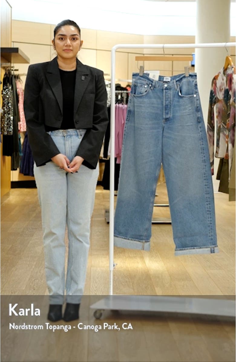 Ayla High Waist Baggy Wide Leg Jeans, sales video thumbnail