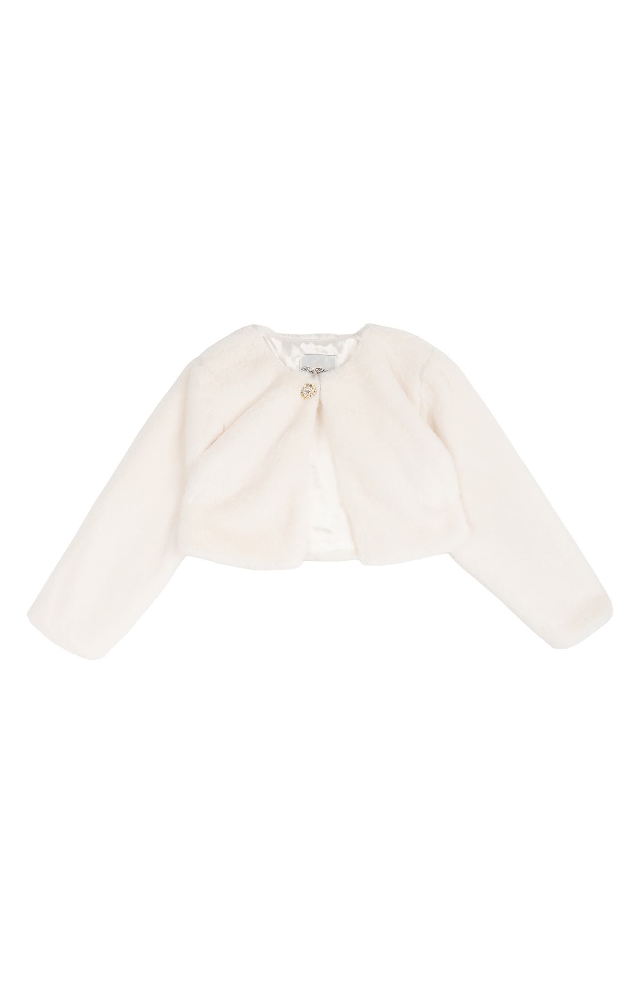 Kids' Faux Fur Bolero