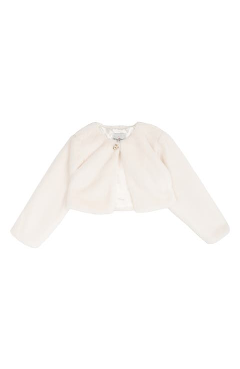 Kids' Faux Fur Bolero